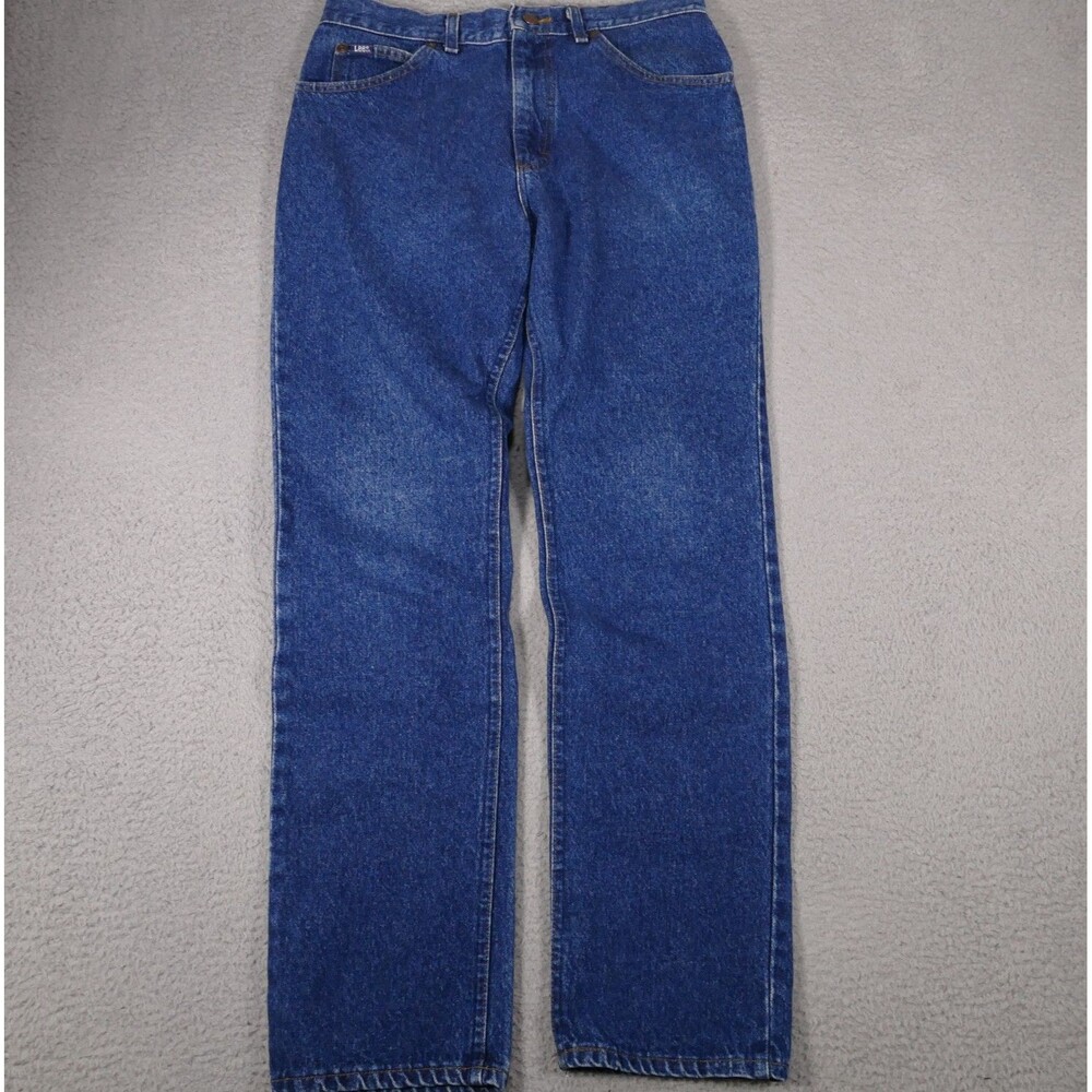 Vintage 80s Lee Riders Jeans Made in USA 30x32 Straight Leg Denim